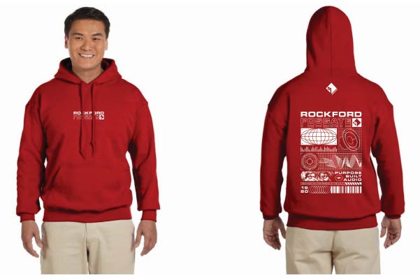  POP25-SSBUILTCANRED-XL / Red Sweatshirt w/ Purpose Built & RF Canada stamp - XL